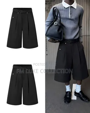 Urban Ease Pleated Men Shorts