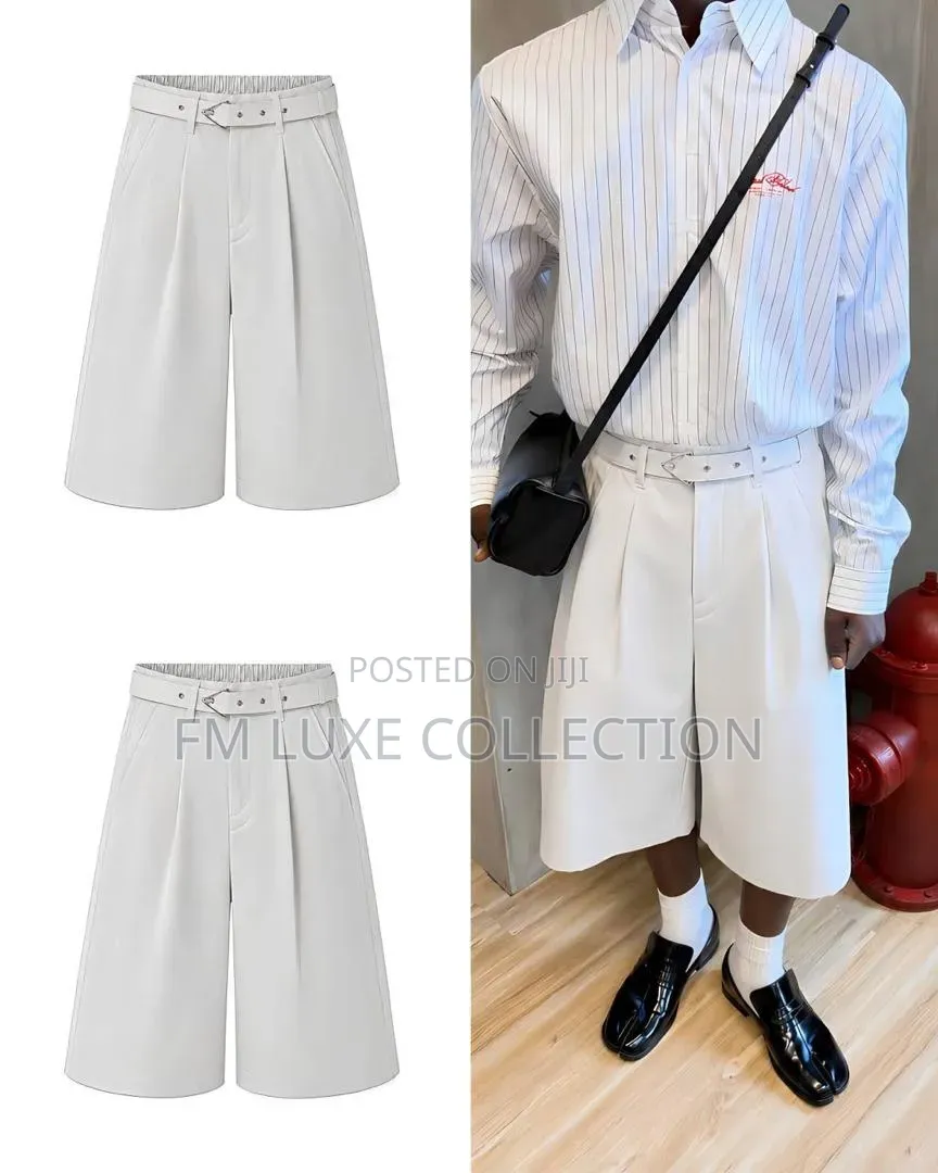 Urban Ease Pleated Men Shorts