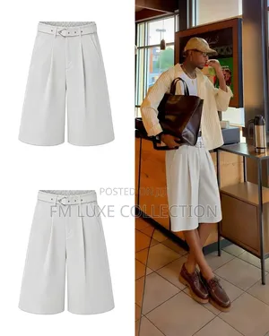 Urban Ease Pleated Men Shorts