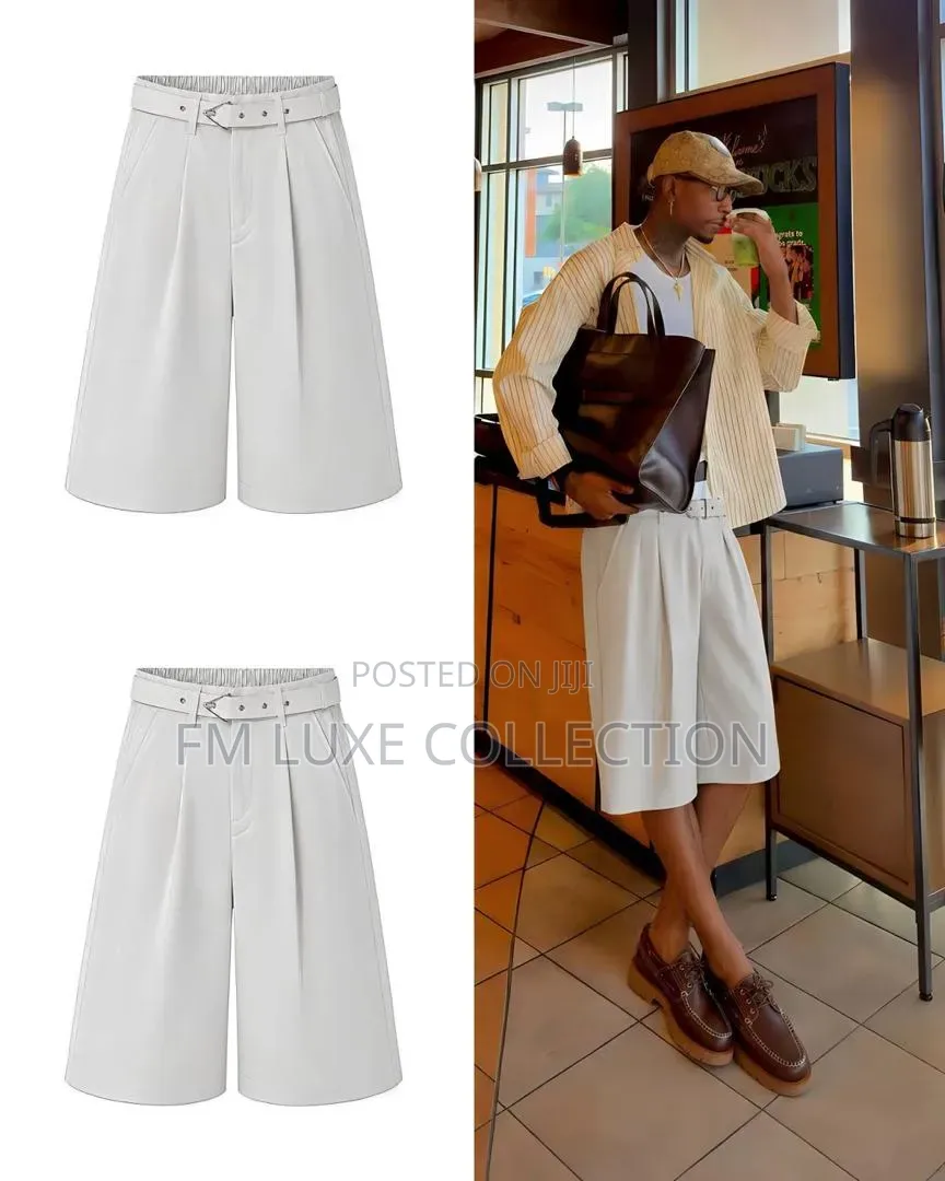 Urban Ease Pleated Men Shorts