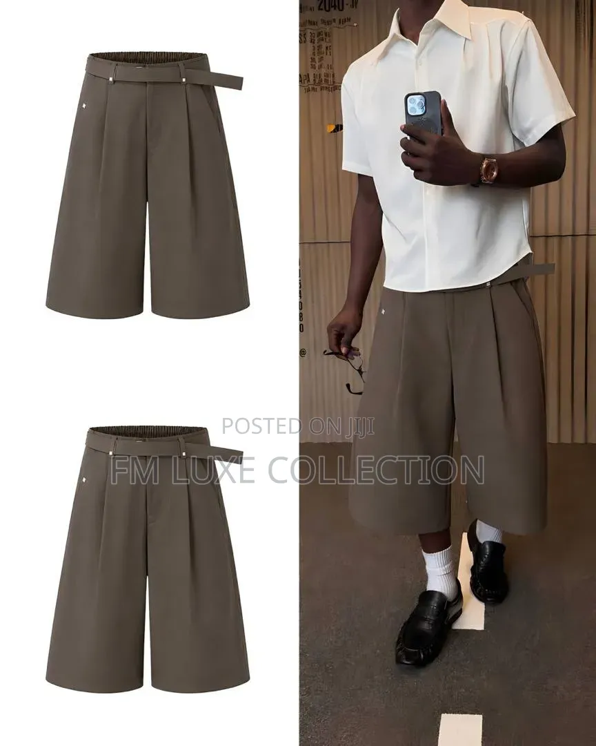 Urban Ease Pleated Men Shorts