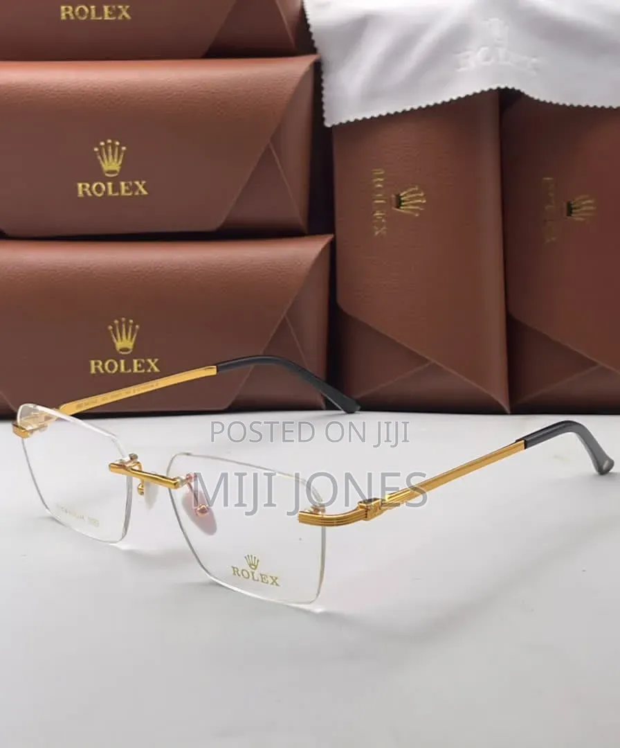 Men’s Designer Clear Frame Sunglasses –R Style See-Through Eyewear