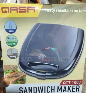 Qasa 4-Slice Sandwich Maker (Model: QTT-1000)