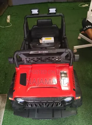 Kids Electric Ride-on Off-Road Car – Red, Battery Powered Toy Car