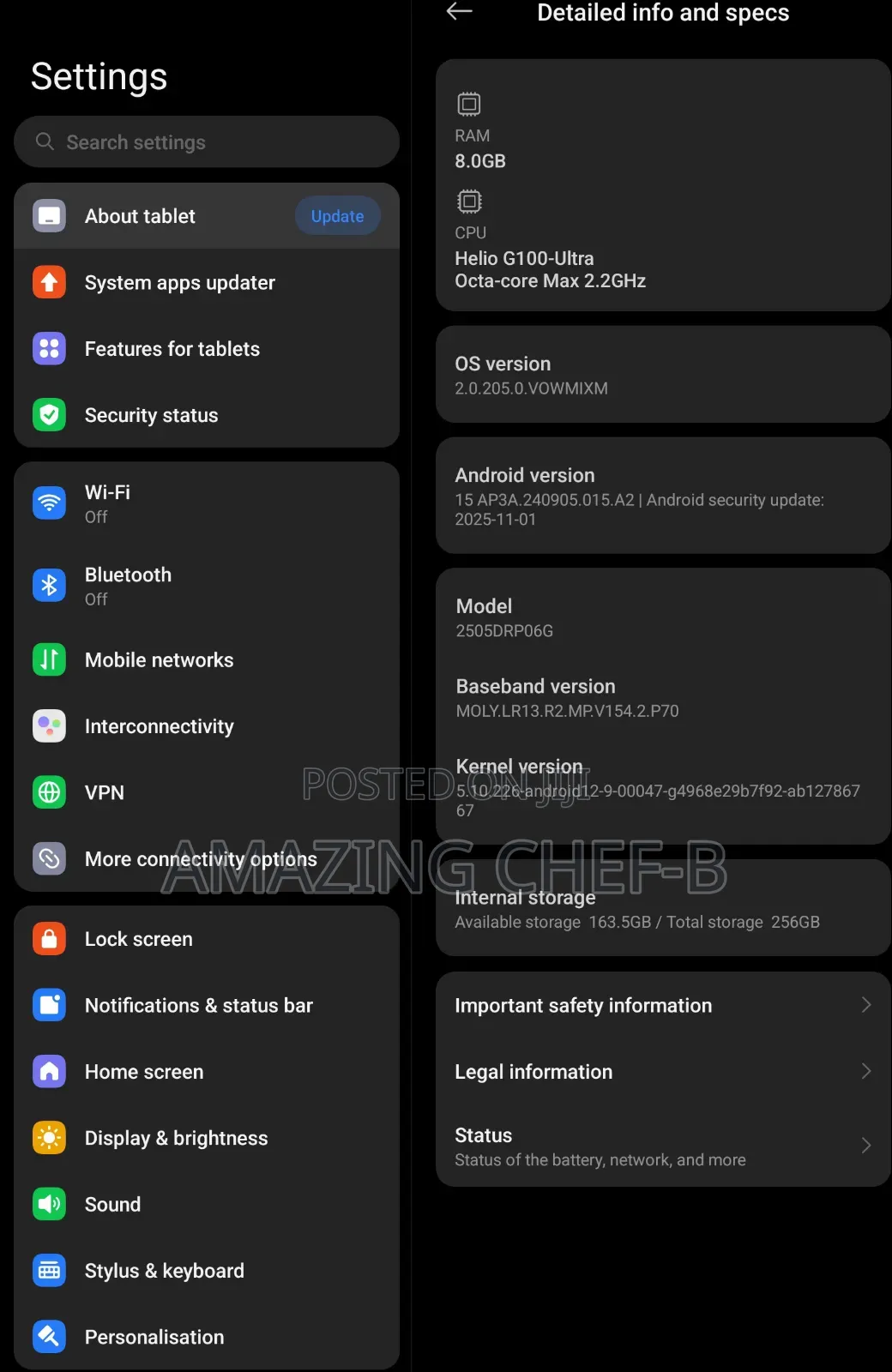 Xiaomi Redmi Pad 2 256 GB Gray