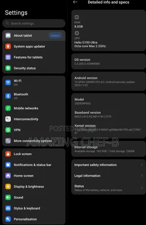 Xiaomi Redmi Pad 2 256 GB Gray