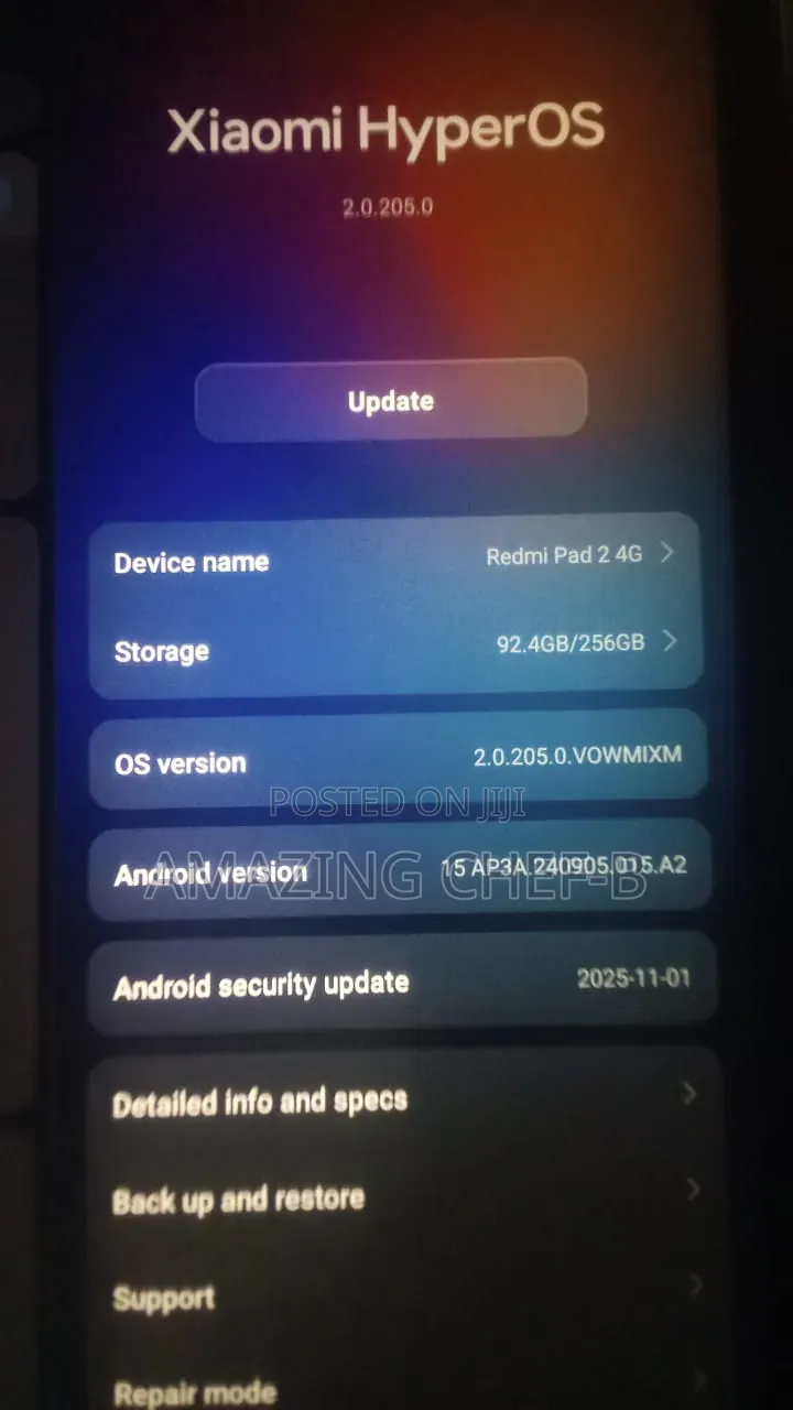 Xiaomi Redmi Pad 2 256 GB Gray
