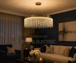 600mm Gold Body Crystal Chanderlier