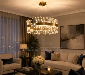 Futuristic Crystal Chandelier