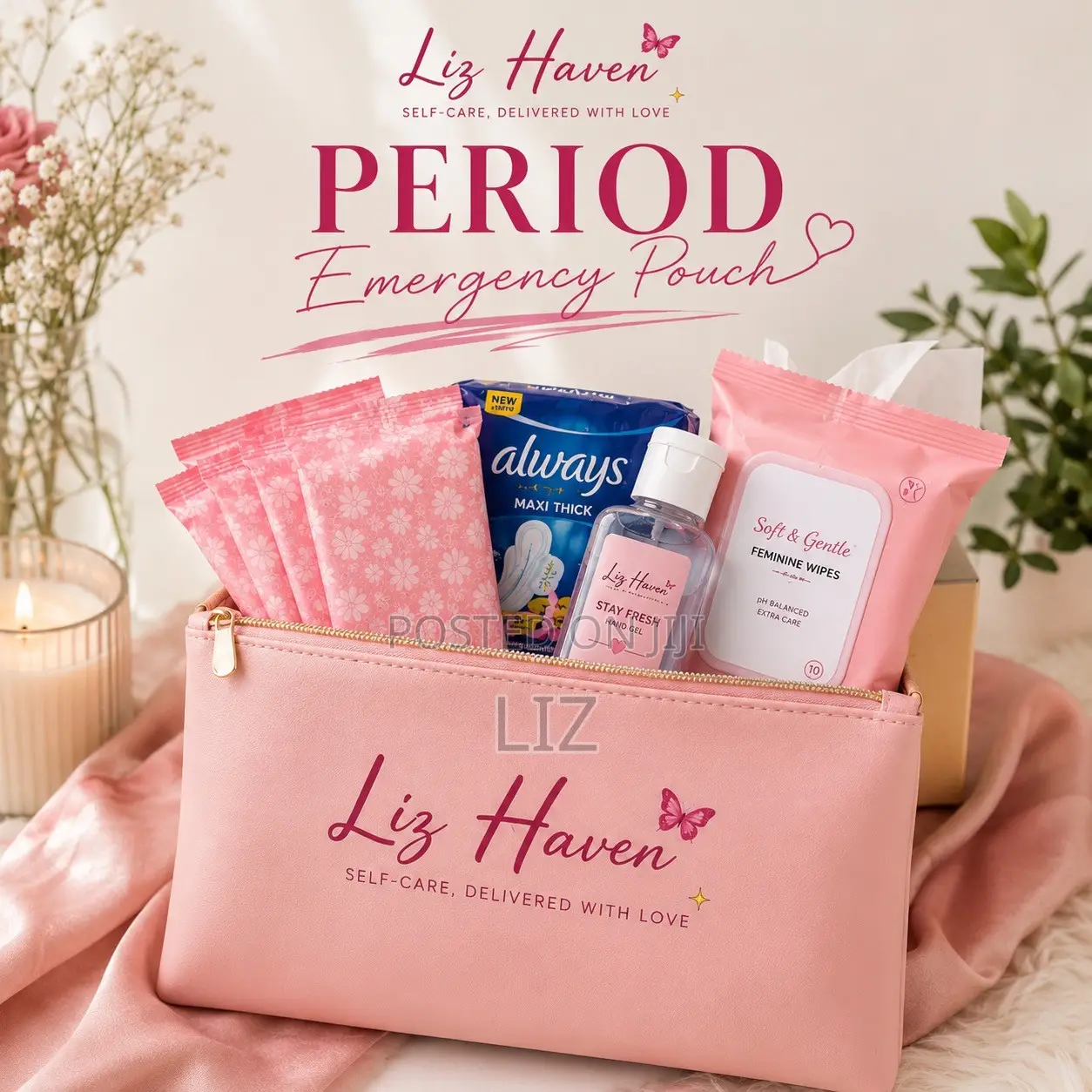 Liz Haven Period Emergency Pouch