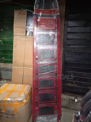 Sturdy 7 Step Red Colour Ladder