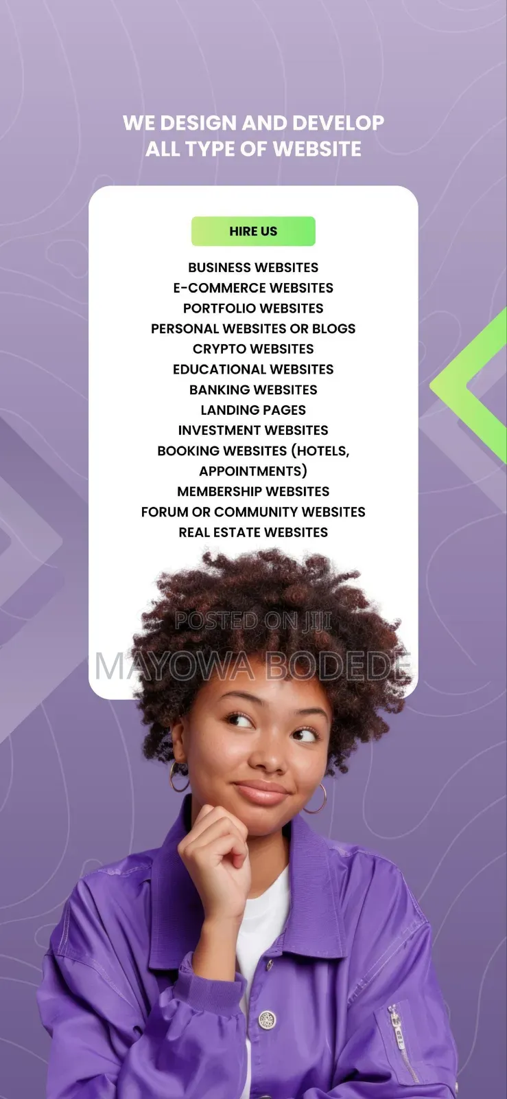 Website Design/Dev, Graphics Design, Google Business Profile and More