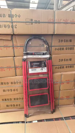 Red Colour Foldable Ladders 6,5,4 Steps