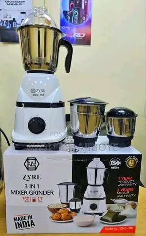 Zyre 3in1 Grinder/Blender
