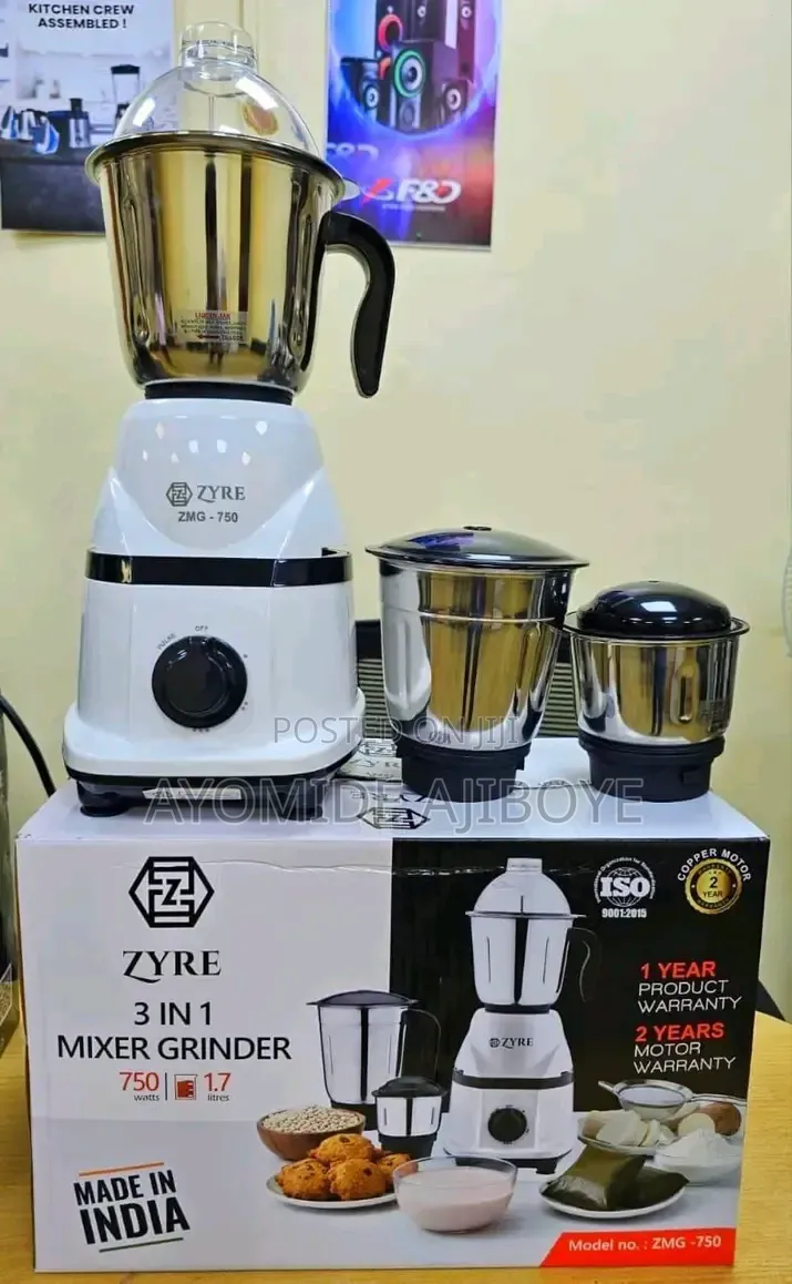 Zyre 3in1 Grinder/Blender