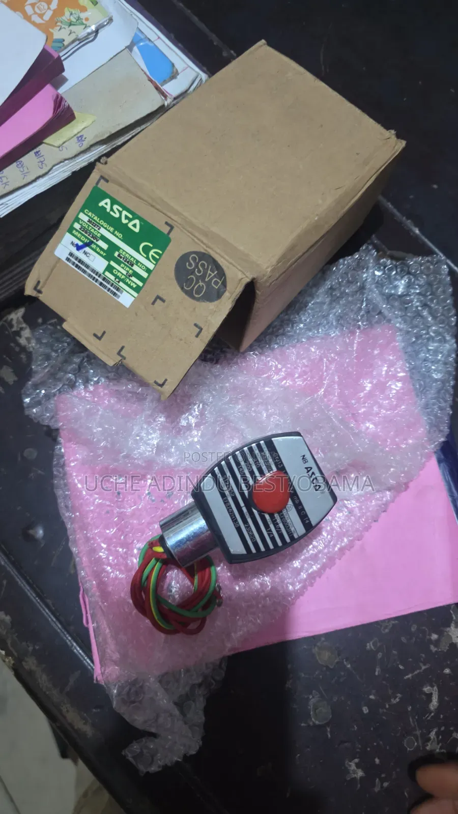 Asco Solenoid Valve 2 Way NORMALLY OPEN 1/4"