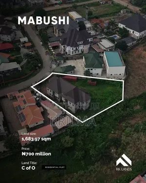1683 SQM Land in Mabushi for Sale