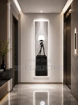 120 by 30 Wall Art With Light and Remote Control