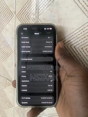 Apple iPhone 16 128 GB Black