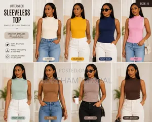 Timeless Sleeveless Utterneck Top
 (SIZE S)•••Perfect for a Size 8