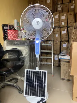A.M Royal Solar Powered Standing Fan – Brand New