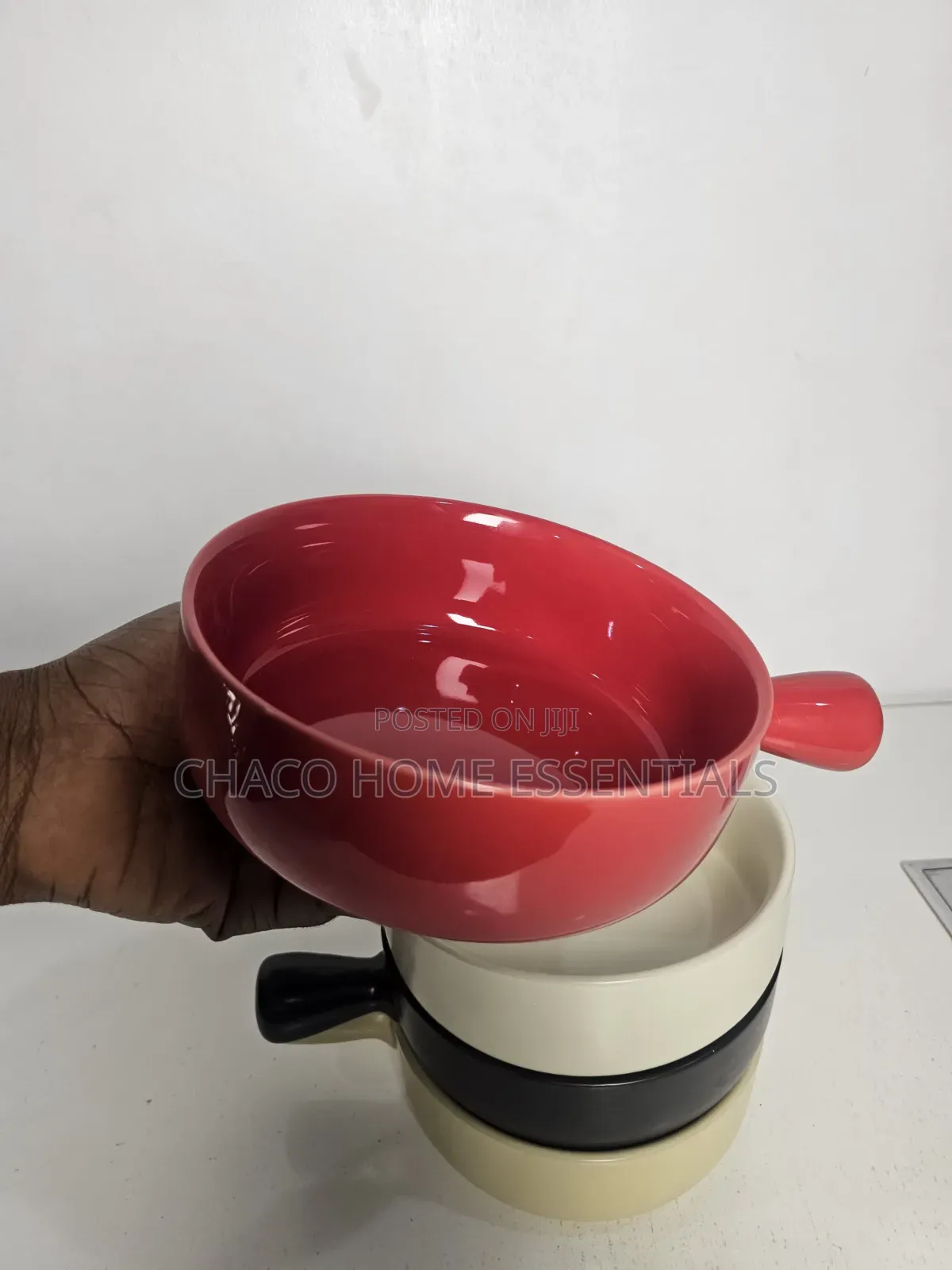 Ceramic Bowl With Handle