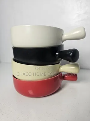 Ceramic Bowl With Handle