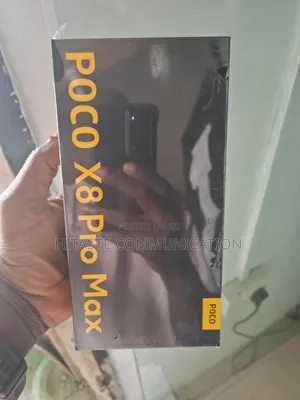 New Xiaomi Poco X8 Pro Max 256 GB Black