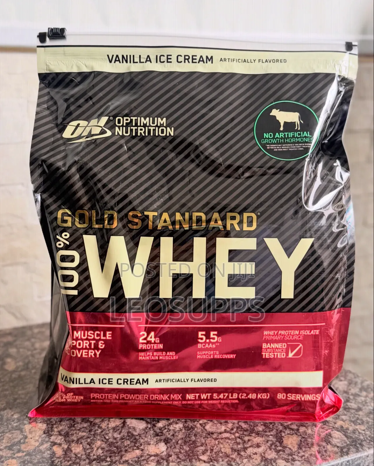 Optimum Nutrition Gold Standard Whey 5lb (80 Servings)