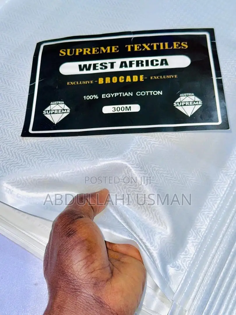 West African Material at 8000 Per Yard