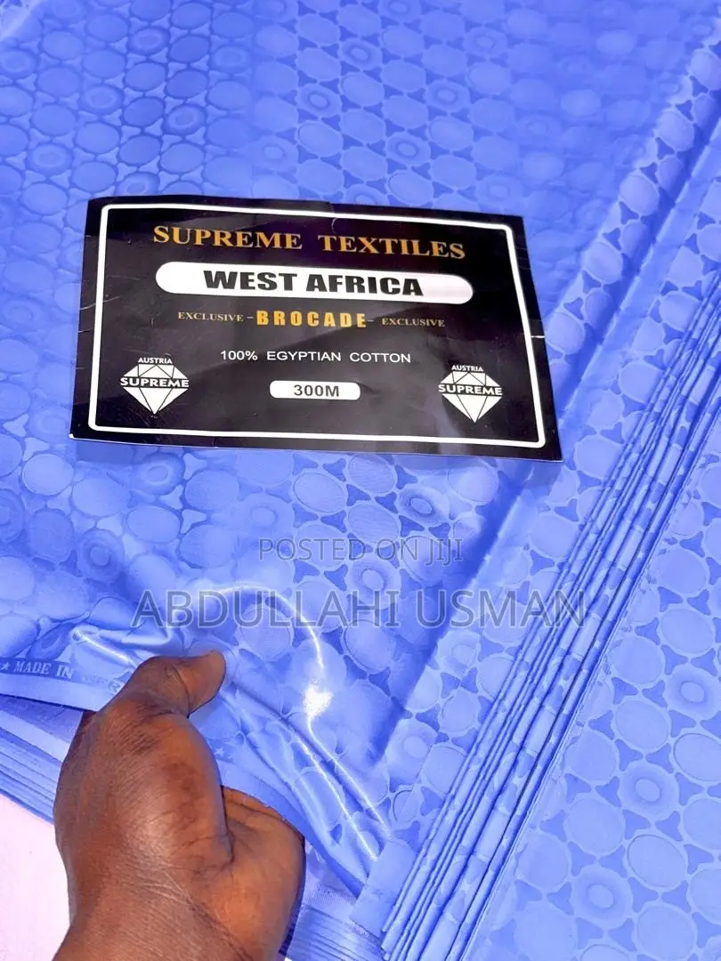 West African Material at 8000 Per Yard