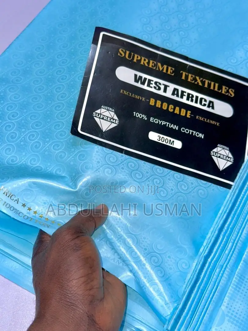 West African Material at 8000 Per Yard