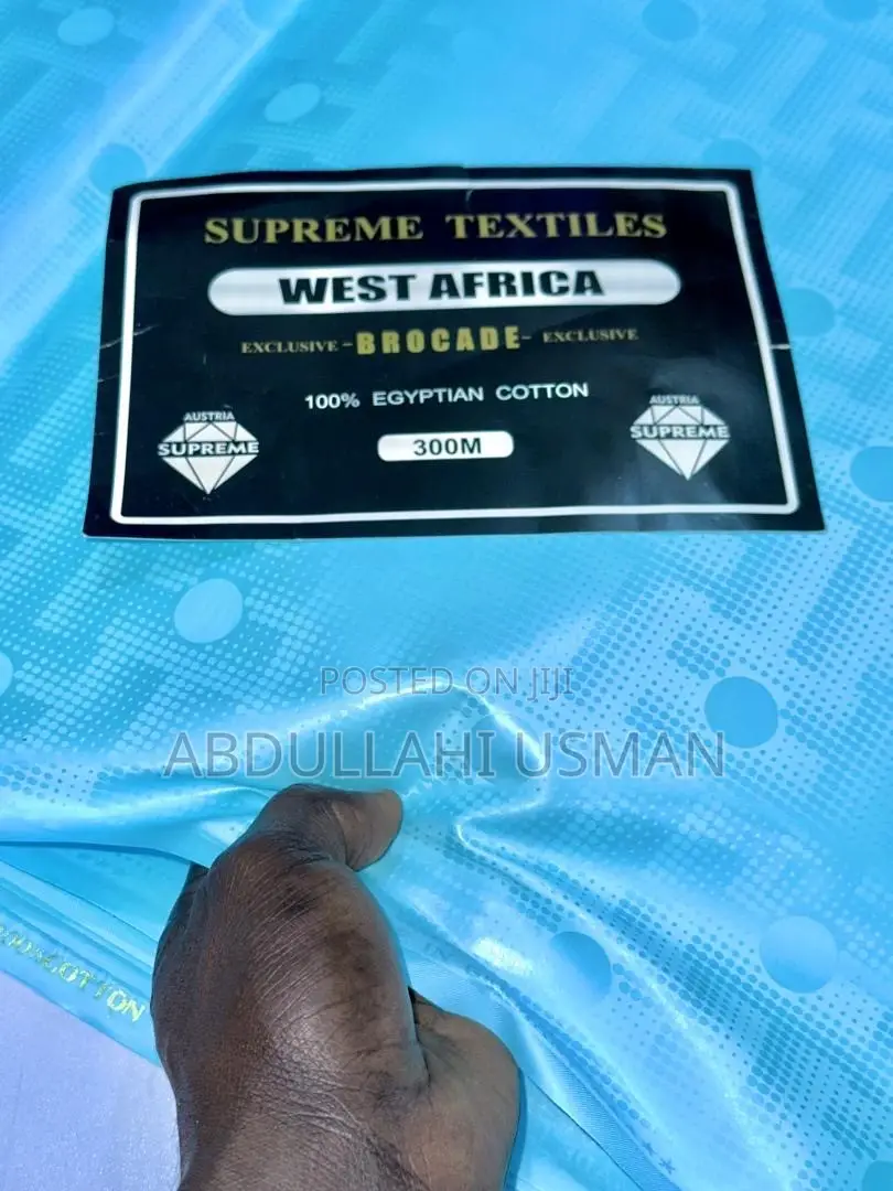 West African Material at 8000 Per Yard
