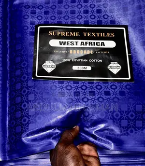 West African Material at 8000 Per Yard