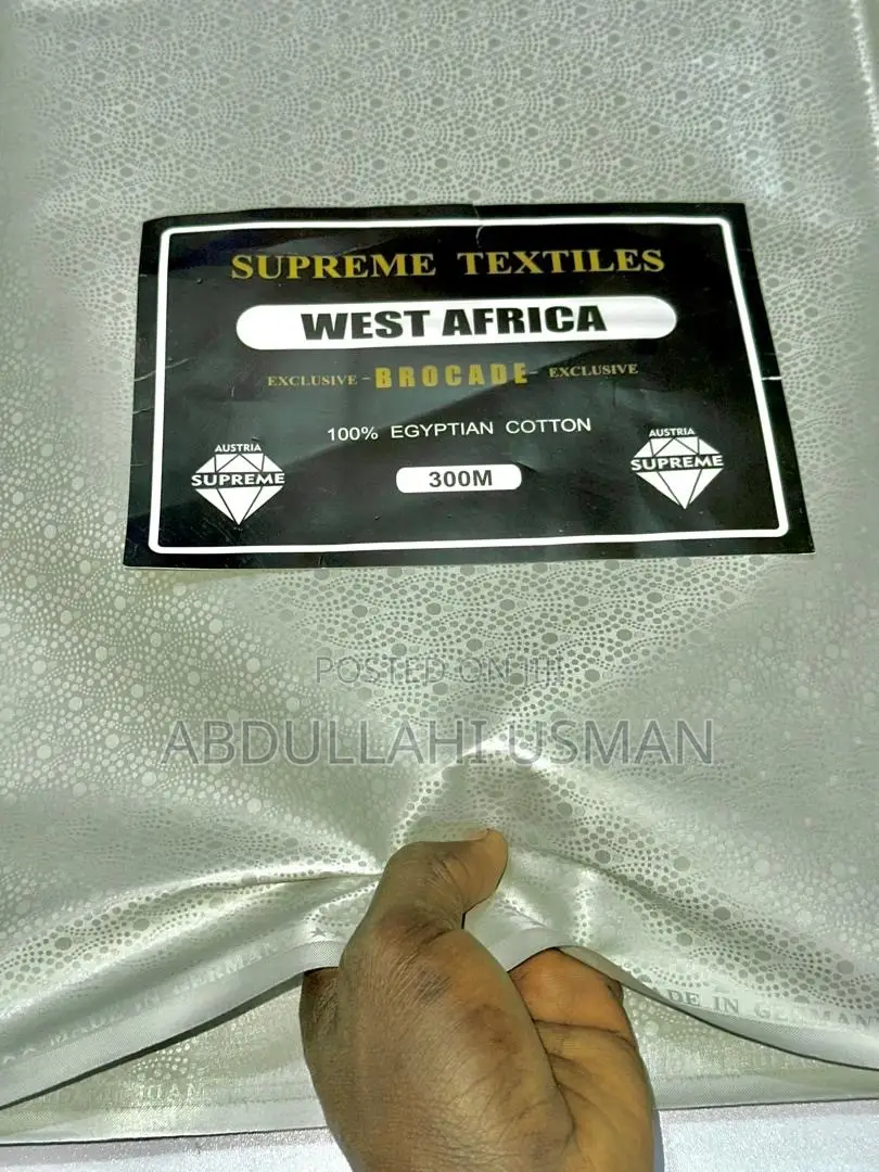 West African Material at 8000 Per Yard