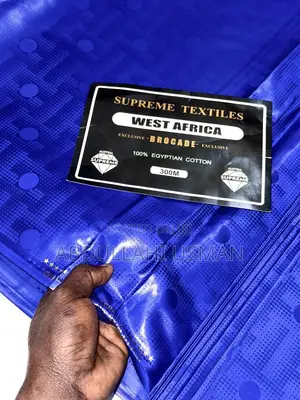 West African Material at 8000 Per Yard