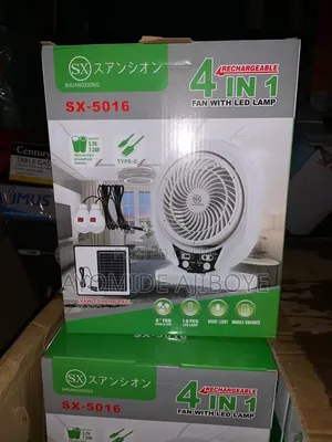 4in1 Rechargeable Fan