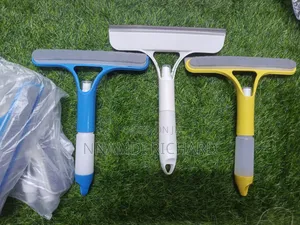 3 In1 Window, Glass Cleaner With Brush and Wippers