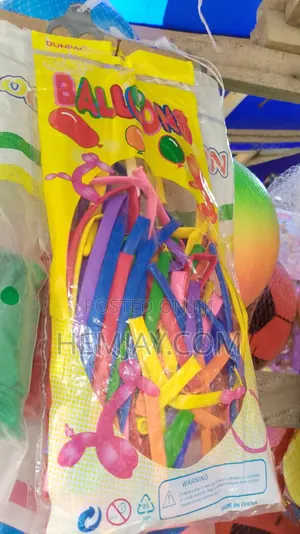(100pcs) Multicolor Long Modelling Balloon Used for Making Shapes...