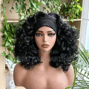 Curly Headband Wig