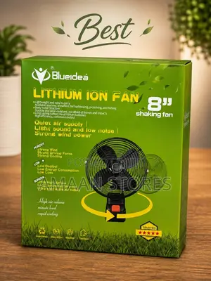 Lithium Rechargeable Battery Fan— Double Battery