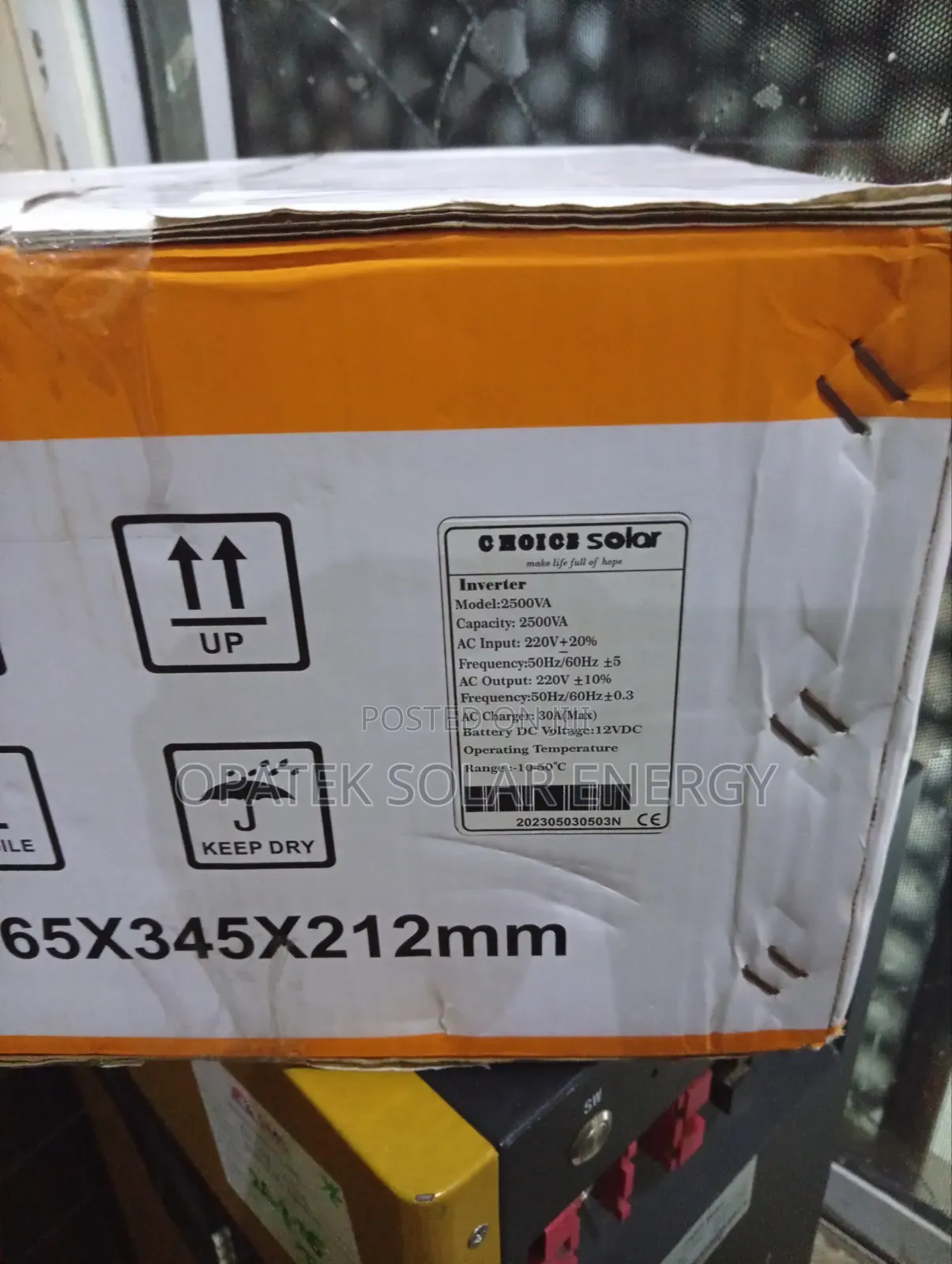 Choice Inverter 2.5kva 12v Available