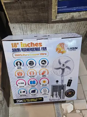 Lion Eletric and Solar Fan