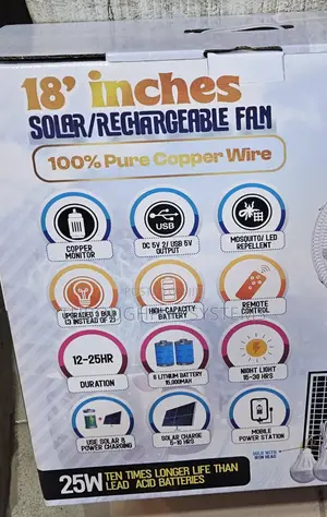 Lion Eletric and Solar Fan