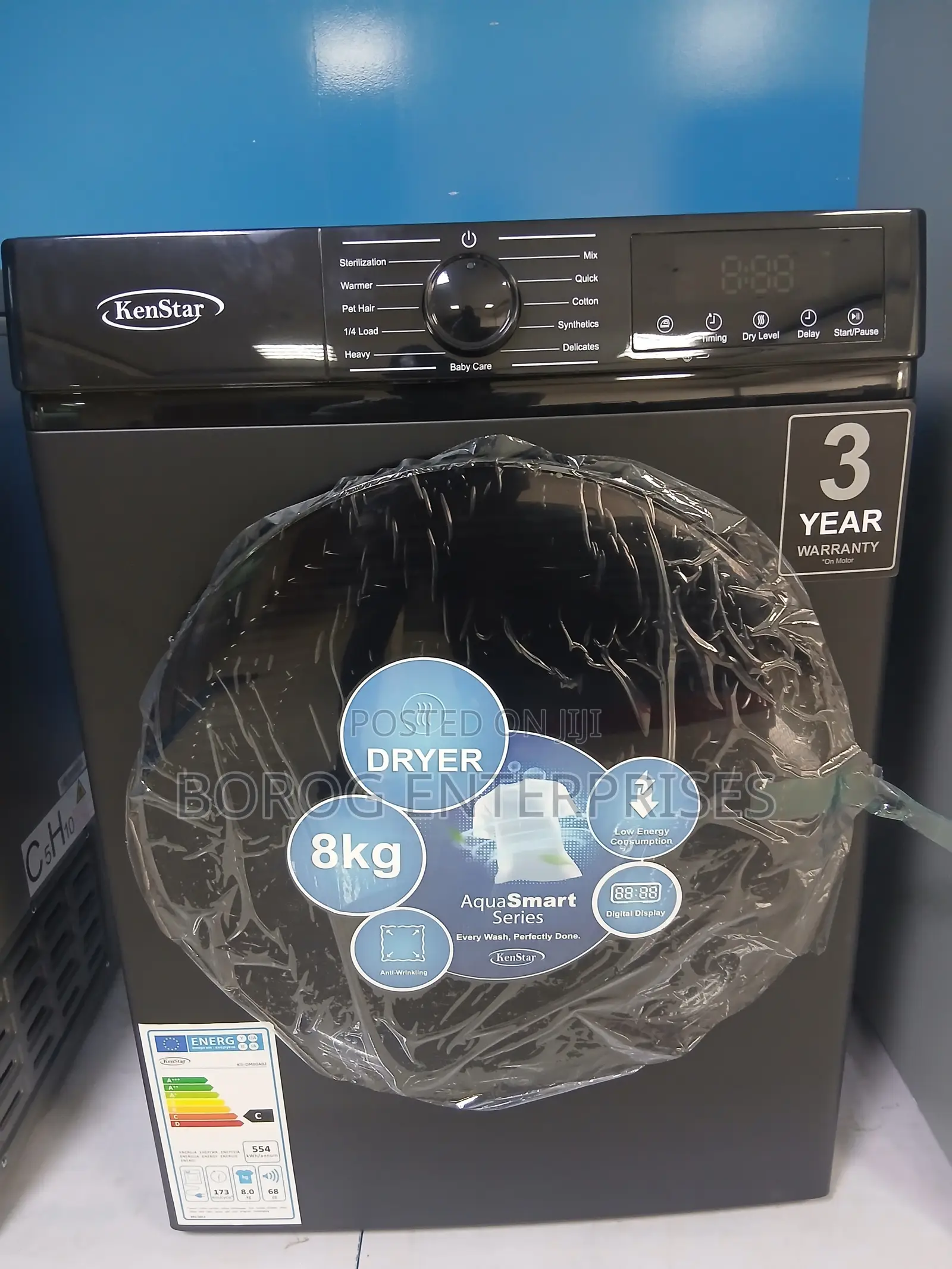 Kenstar Automatic 8kg Aqua Smart Series Dryer Machine-Ks-Dm80abj