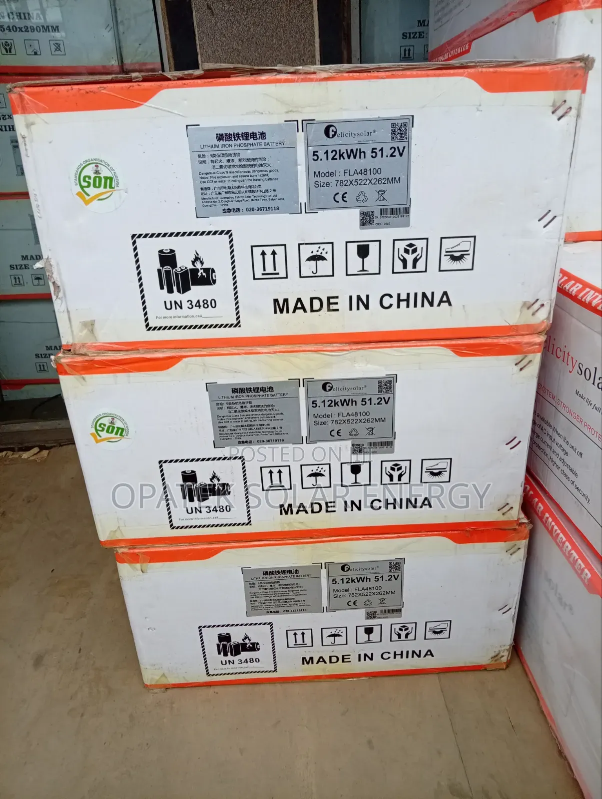 Felicity Lithium Battery 5kwh 48v Available