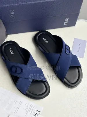 Christian Dior Luxury Leather Slippers