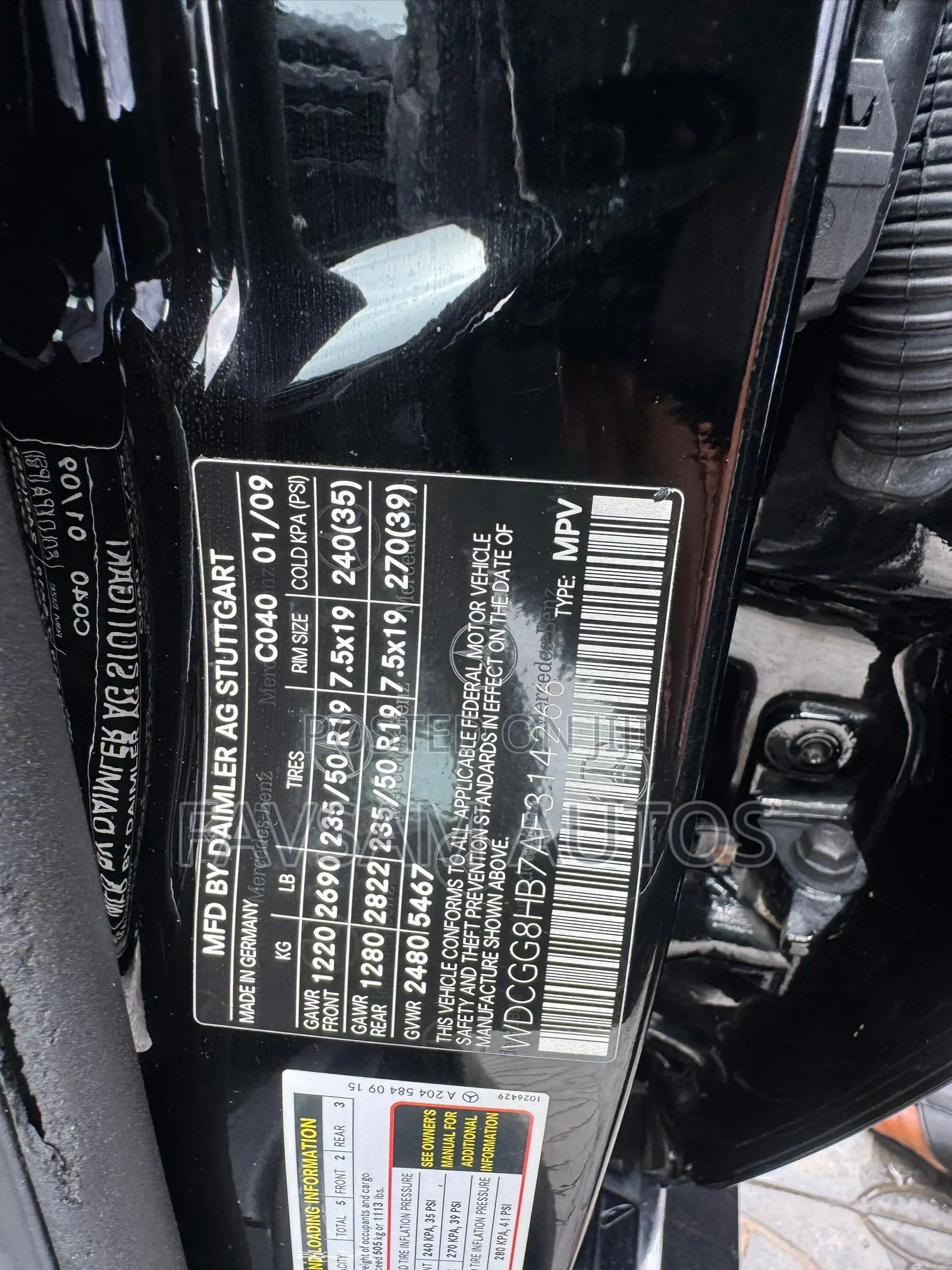 Mercedes-Benz GLK-Class 2009 Black