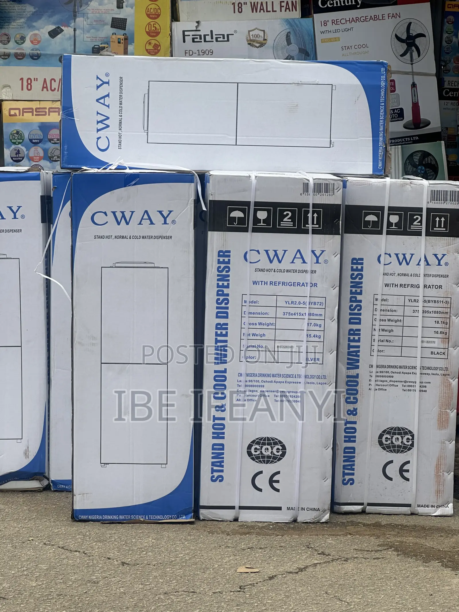 Cway Stand Hot & Cold Water Dispenser (Fridge)