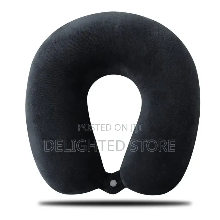 U Shape Neck Support Travel Pillow( Black)